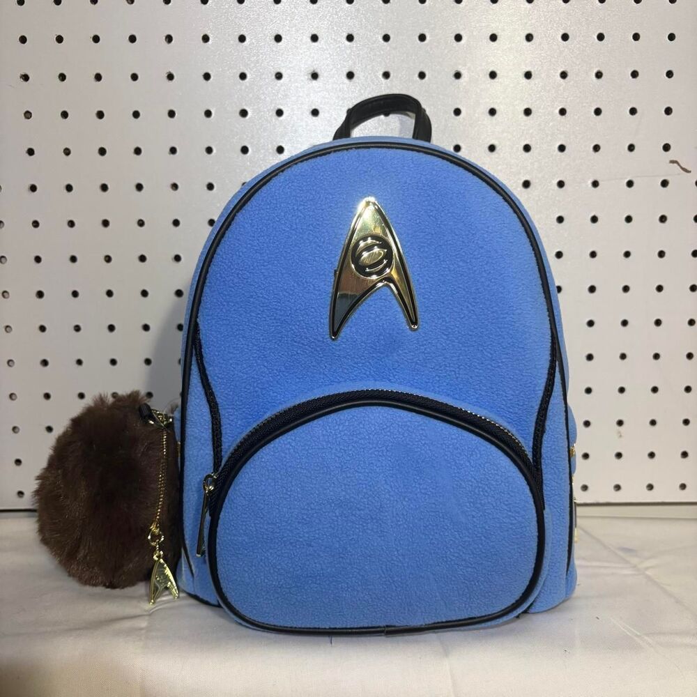 Loungefly Star Trek Spock Mini Backpack Tribble Sound Coin Bag NWT